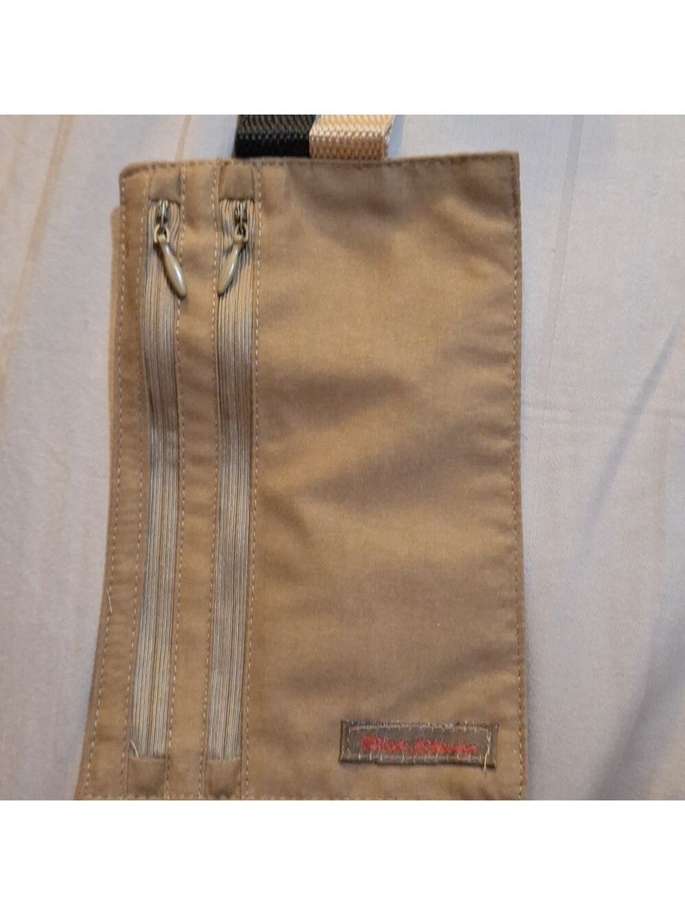 Rick Steves Brown Polyester Money Pouch Belt